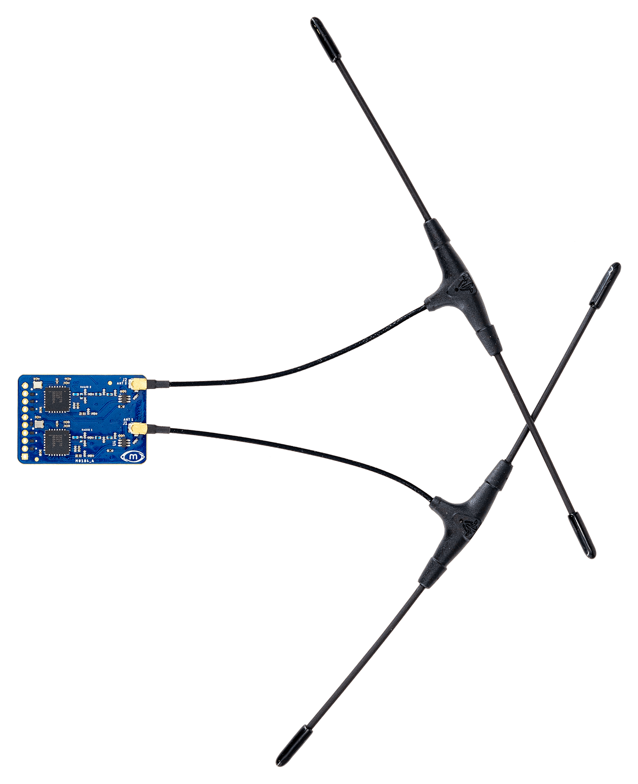 M0184 with dual 915MHz dipole antennas attached